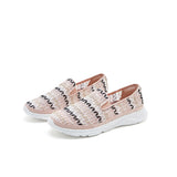 Load image into Gallery viewer, JOY&amp;MARIO Women’s Slip-On Mesh Loafers in Pink-78380W