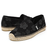 Load image into Gallery viewer, JOY&amp;MARIO Handmade Women’s Slip-On Espadrille Mesh Loafers Flats in Black-A01287W