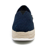 JOY&MARIO Handmade Women’s Slip-On Espadrille Denim Loafers Wedges in Denim-A86118W JOYANDMARIO