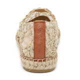 Load image into Gallery viewer, JOY&amp;MARIO Handmade Women’s Slip-On Espadrille Mesh Loafers Flats in Gold-A01070W JOYANDMARIO