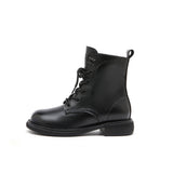 Load image into Gallery viewer, JOY&amp;MARIO Women&#39;s Action Leather Lace-up Boots in Black-69101W JOYANDMARIO