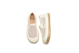 Load image into Gallery viewer, JOY&amp;MARIO Women’s Slip-On Mesh Loafers in Beige-87095W JOYANDMARIO