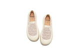 Load image into Gallery viewer, JOY&amp;MARIO Women’s Slip-On Mesh Loafers in Beige-87095W JOYANDMARIO