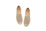 Load image into Gallery viewer, JOY&amp;MARIO Women’s Slip-On Mesh Loafers in Gold-76191W JOYANDMARIO